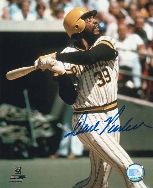 Dave Parker autograph 8x10, Pittsburgh Pirates