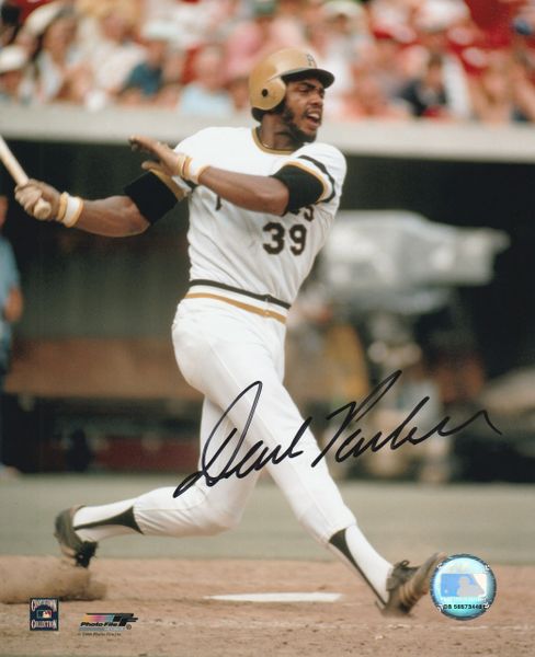 Dave Parker autograph 8x10, Pittsburgh Pirates