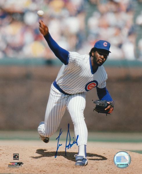 Lee Smith autograph 8x10, Chicago Cubs