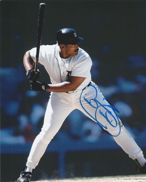 AUTOGRAPHED CECIL FIELDER 8X10 Detroit Tigers Photo