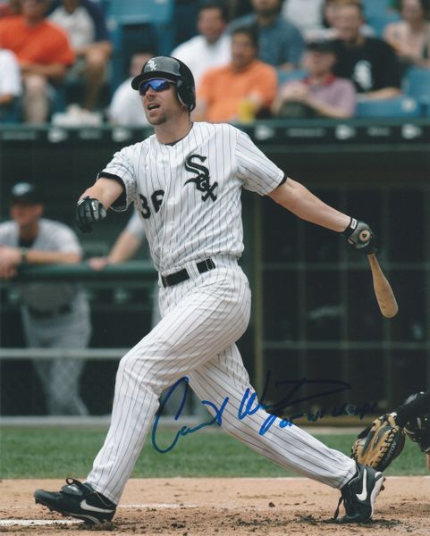 Chris Widger autograph 8x10, Chicago White Sox, 05 WS Champs