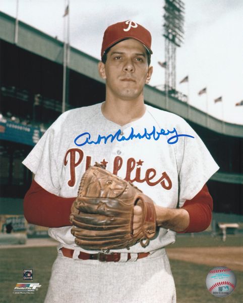 Art Mahaffey autograph 8x10, Philadelphia Phillies