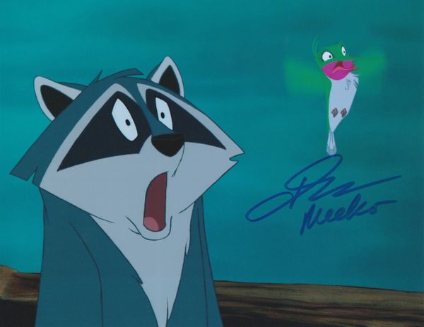 John Kassir autograph 8x10, Pocahontas, Meeko