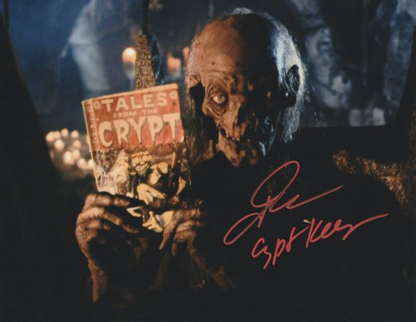 John Kassir autograph 8x10, Tales From The Crypt, Crypt Keeper