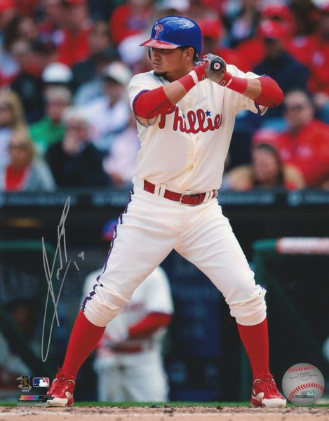 Freddie Galvis autograph 8x10, Philadelphia Phillies