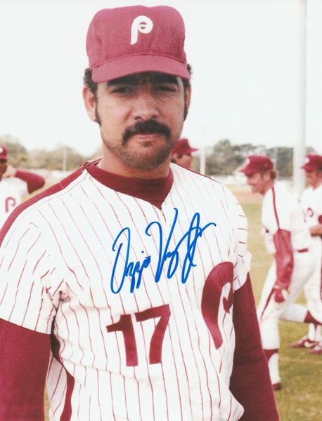 Ozzie Virgil autograph 8x10, Philadelphia Phillies