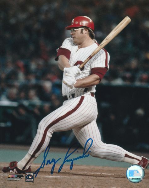 Greg Luzinski autograph 8x10, Philadelphia Phillies