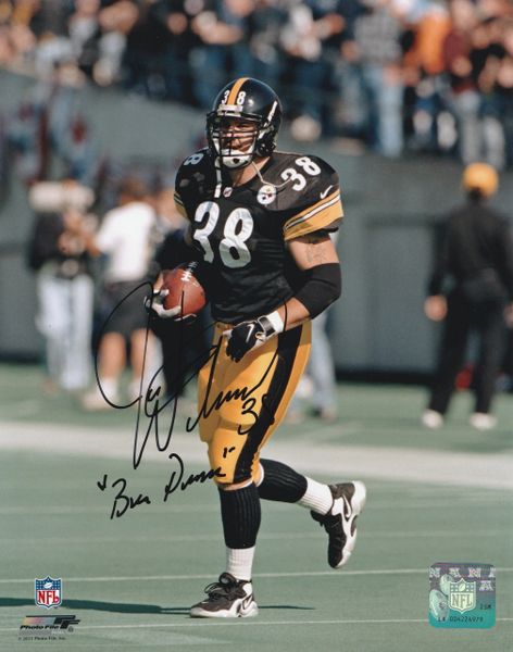 Joey Porter Autographed Pittsburgh Steelers 8x10 Photo (Running) - BAS COA  at 's Sports Collectibles Store