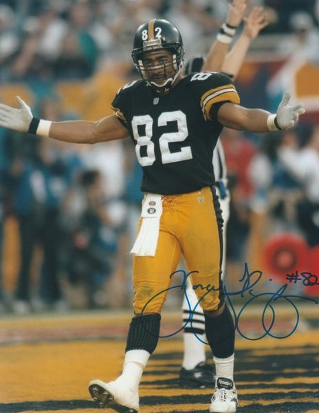 Yancey Thigpen autograph 8x10, Pittsburgh Steelers