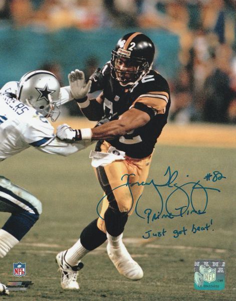 Yancey Thigpen auto 8x10, Pittsburgh Steelers - MUST SEE INSCRIP