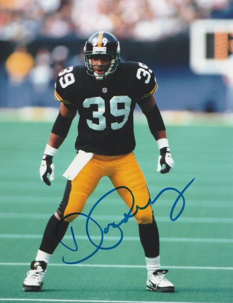 Darren Perry autograph 8x10, Pittsburgh Steelers