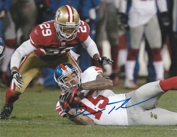 Devin Thomas autograph 8x10, New York Giants