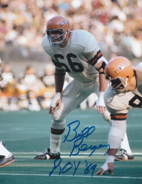 Bill Bergey autograph 8x10, Cincinnati Bengals, ROY '69