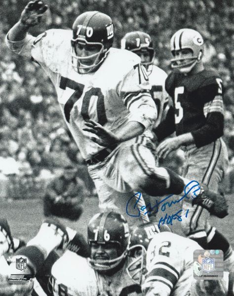 Paul Hornung autograph 8x10, Green Bay Packers, HOF 81