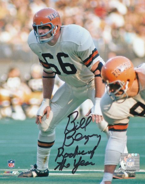 Bill Bergey autograph 8x10, Cincinnati Bengals, Rookie of the Year