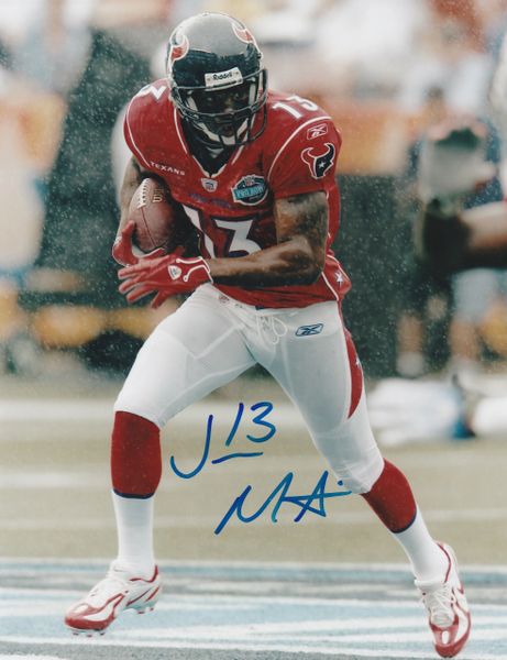 Jerome Mathis autograph 8x10, Houston Texans