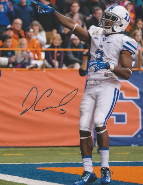 Jamison Crowder autograph 8x10, Duke Blue Devils