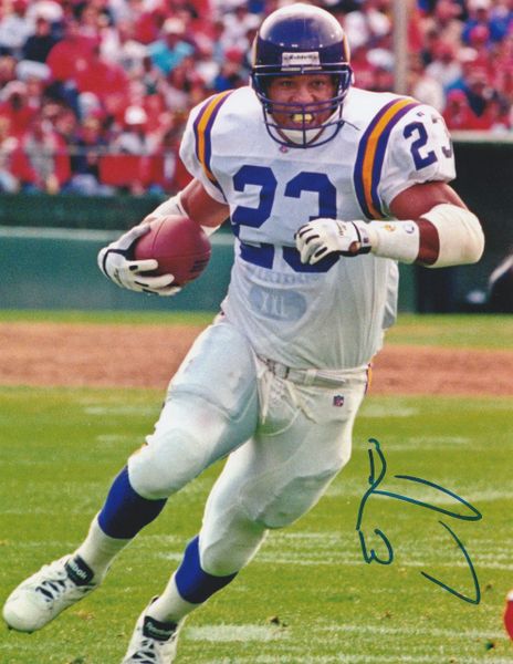 Barry Word autograph 8x10, Minnesota Vikings