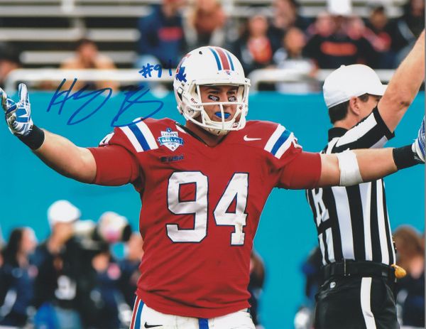 Houston Bates autograph 8x10, Louisiana Tech Bulldogs