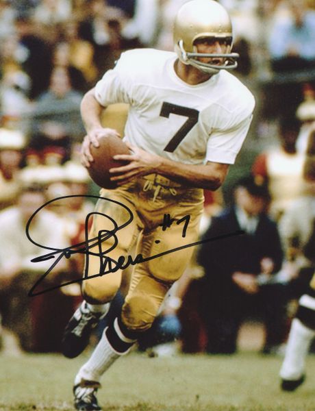 Joe Theismann autograph 8x10, Notre Dame