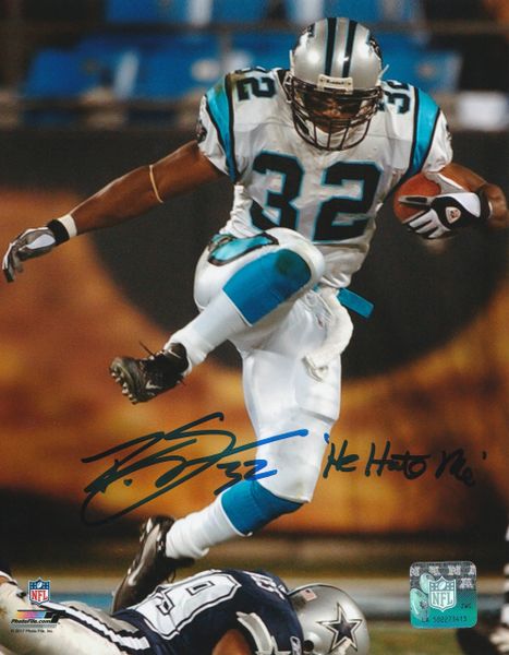 Rod "He Hate Me" Smart autograph 8x10, Carolina Panthers