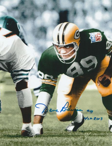 1972 Dave Robinson Green Bay Packers Team Signed Presentation, Lot #80494