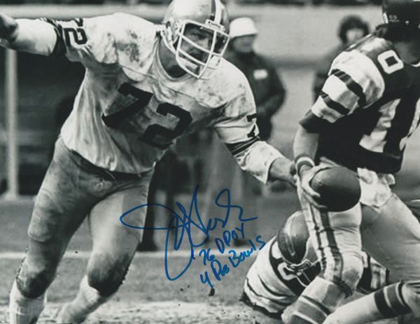 AUTOGRAPHED DANTE LAVELLI HOF 8x10 Cleveland Browns Photo - Main Line  Autographs