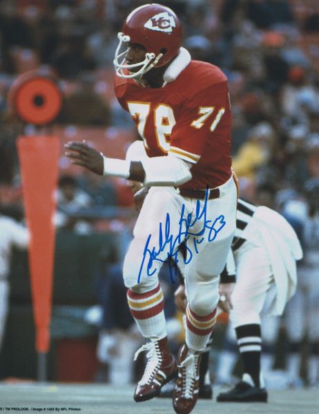 Bobby Bell autograph 8x10, Kansas City Chiefs, HOF 83