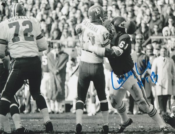 Curley Culp autograph 8x10, Kansas City Chiefs, HOF 13