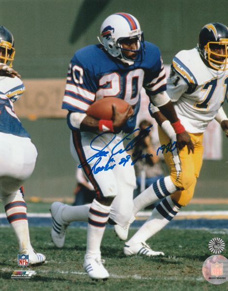 Joe Cribbs autograph 8x10, Buffalo Bills