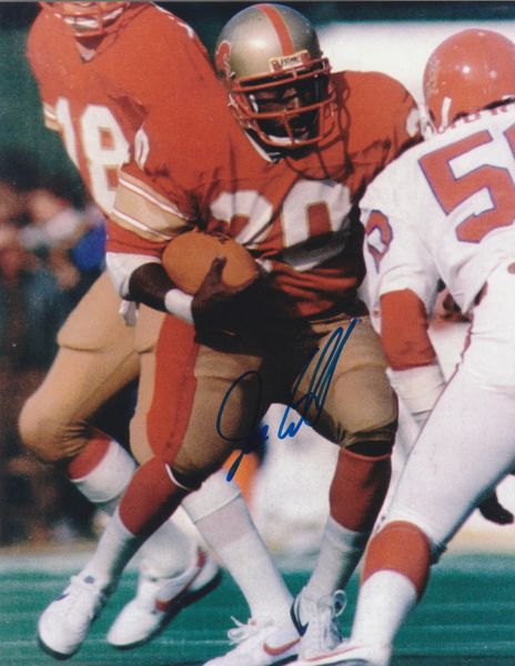 Joe Cribbs autograph 8x10, USFL Birmingham Stallions