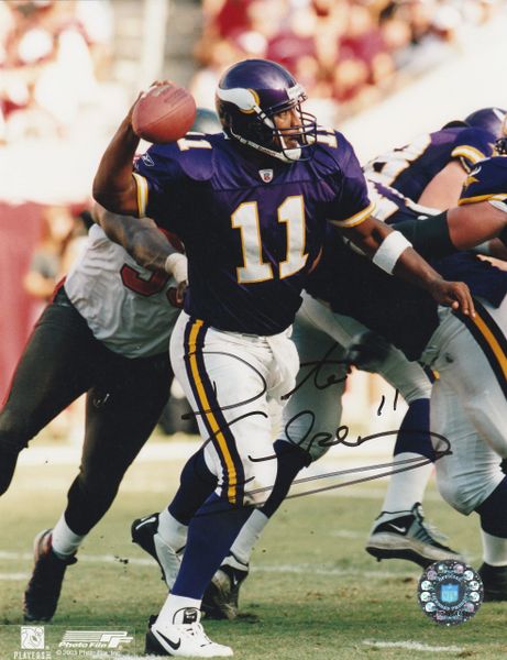 Daunte Culpepper Signed Autographed Minnesota Vikings 8x10 Photo