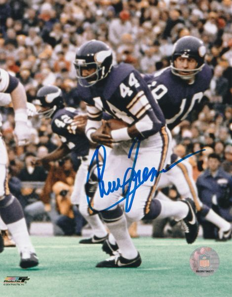 Chuck Foreman autograph 8x10, Minnesota Vikings