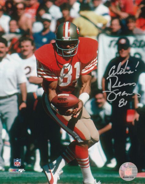 Charles Haley autograph 8x10, San Francisco 49ers