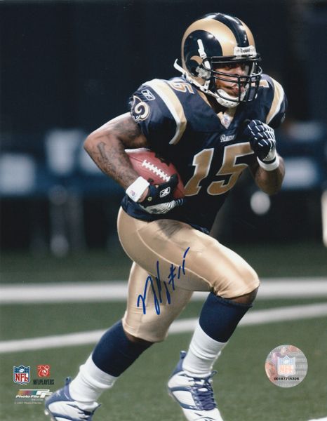 Marques Hagans autograph 8x10, St. Louis Rams