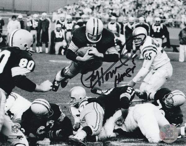 Autograph Dave Robinson 8x10, Green Bay Packers, Inscription: HOF 13