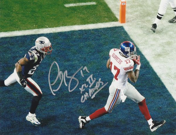 Plaxico Burress autograph 8x10, New York Giants, XLII Champs