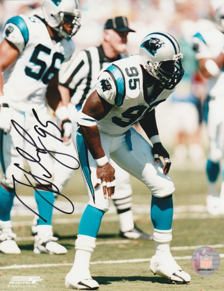 Greg Lloyd autograph 8x10, Carolina Panthers