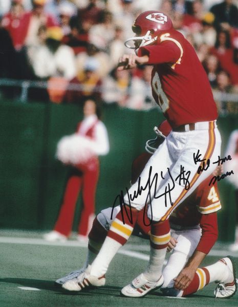 Nick Lowery autograph 8x10, Kansas City Chiefs, KC all-time scorer