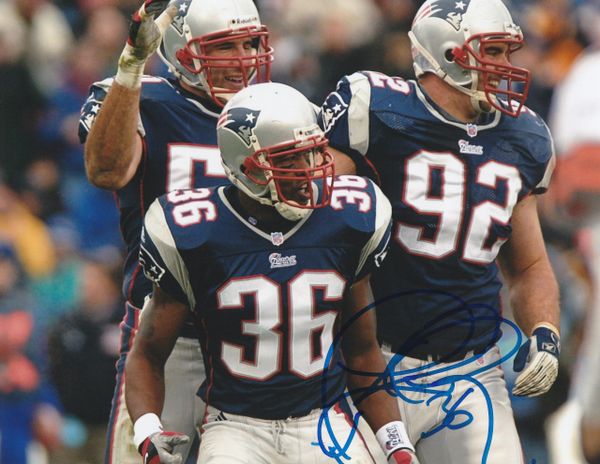 Lawyer Milloy autograph 8x10, New England Patriots