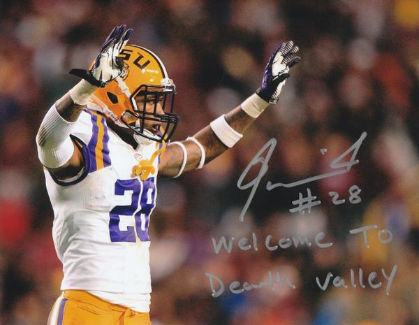 Jalen Mills autograph 8x10, LSU Tigers, Welcome to Death Valley