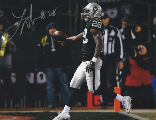 Latavius Murray autograph 8x10, Oakland Raiders