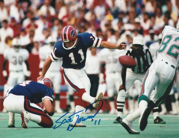 Scott Norwood autograph 8x10, Buffalo Bills #11