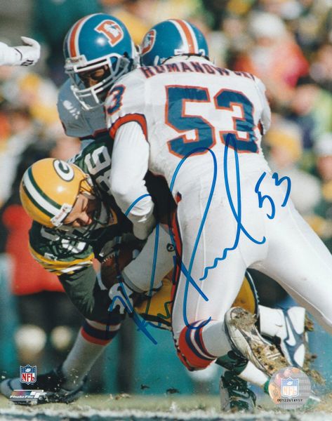 Bill Romanowski autograph 8x10, Denver Broncos