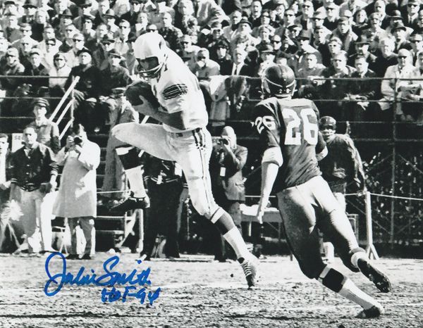 Jackie Smith autograph 8x10, St. Louis Cardinals, HOF 94