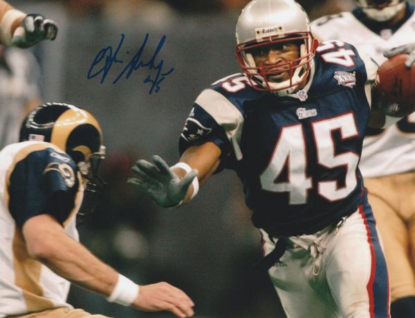 Otis Smith autograph 8x10, New England Patriots