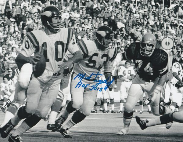 Mick Tingelhoff Autographed Photograph - 8x10