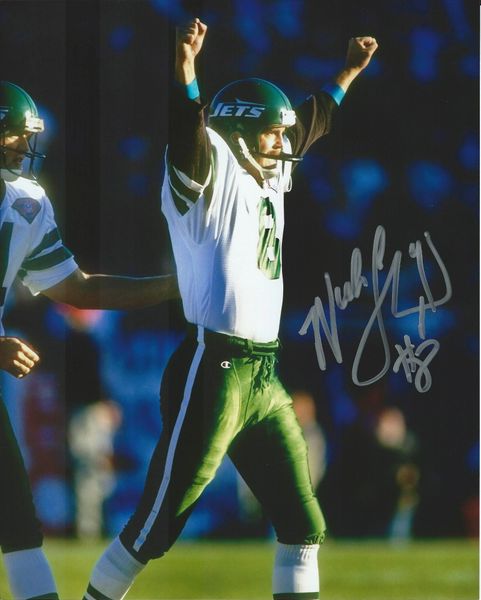 Nick Lowery autograph 8x10, New York Jets
