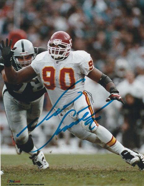 Neil Smith autograph 8x10, Kansas City Chiefs