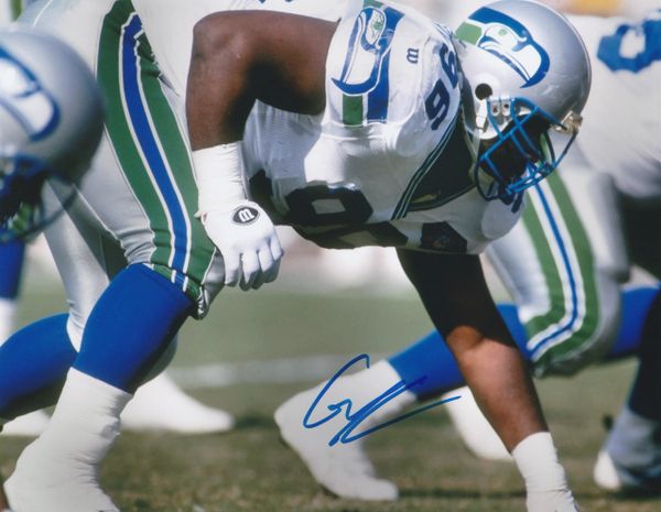 Cortez Kennedy Autographed 8x10 Photo Seattle Seahawks MCS Holo Stock  #110750